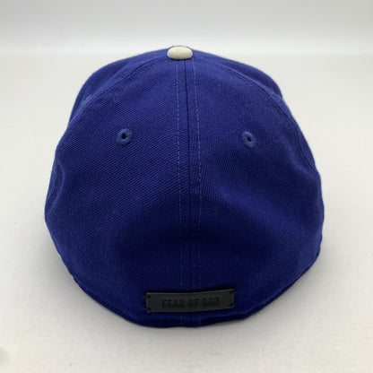 【中古品】【メンズ】 NEW ERA ニューエラ 59FIFTY FEAR OF GOD フィアオブゴッド ロサンゼルス・ドジャース ワールドシリーズ 2024 キャップ 帽子 185-260615-vt-92-fuzh サイズ：7 1/2 カラー：ブルー 万代Net店