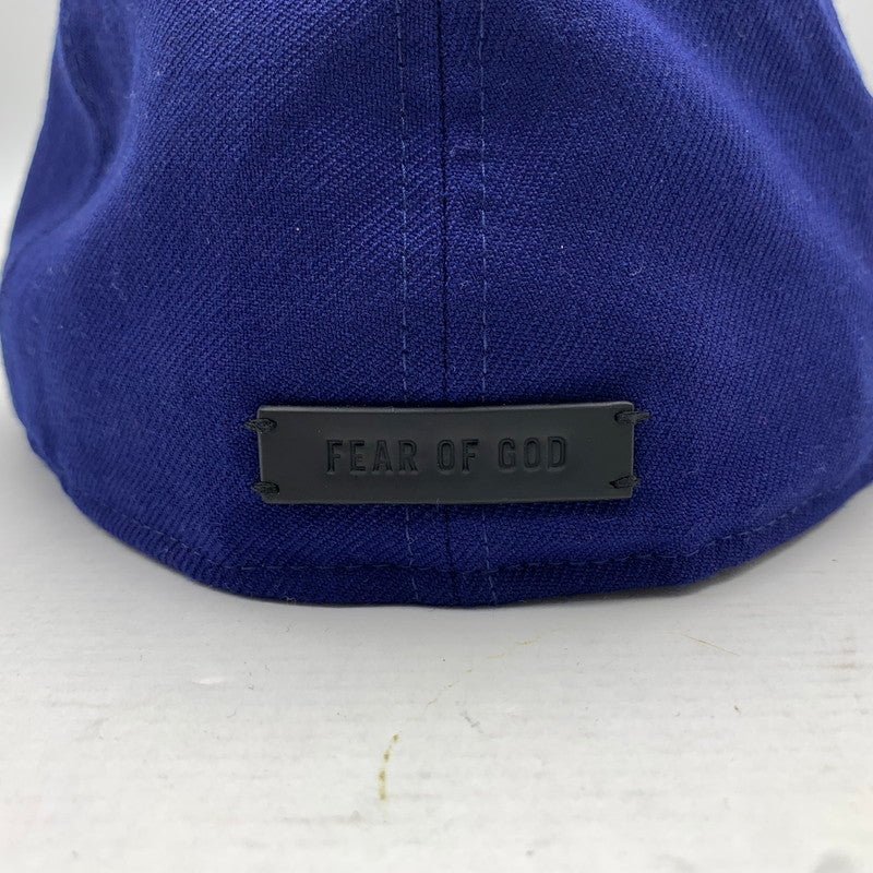 【中古品】【メンズ】 NEW ERA ニューエラ 59FIFTY FEAR OF GOD フィアオブゴッド ロサンゼルス・ドジャース ワールドシリーズ 2024 キャップ 帽子 185-260615-vt-92-fuzh サイズ：7 1/2 カラー：ブルー 万代Net店