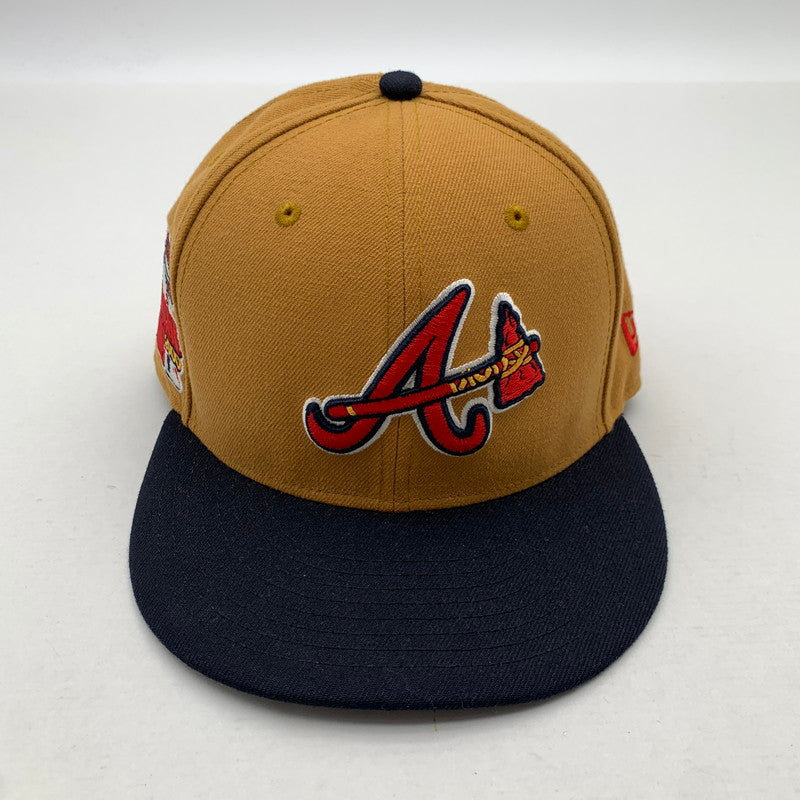 【中古品】【メンズ】 NEW ERA ニューエラ 59FIFTY アトランタ・ブレーブス オールスターゲーム 2000 キャップ 帽子 185-260615-vt-91-fuzh サイズ：7 3/8 カラー：ベージュ 万代Net店