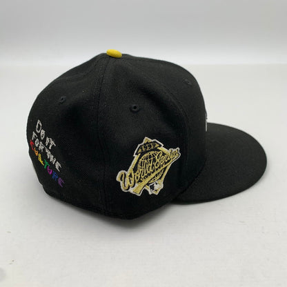 【中古品】【メンズ】 NEW ERA ニューエラ 59FIFTY アトランタ・ブレーブス ワールドシリーズ 1999 キャップ 帽子 185-260615-vt-90-fuzh サイズ：7 3/8 カラー：ブラック 万代Net店