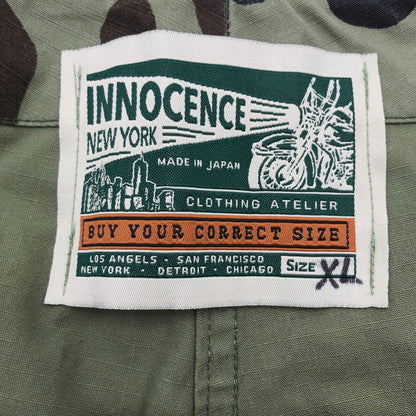 【中古美品】【メンズ】 INNOCENCE イノセンス SHORT PANTS ショートパンツ 短パン KHAKI.CAMO SIZE:XL タグ付 153-260613-io-35-fuzh 万代Net店