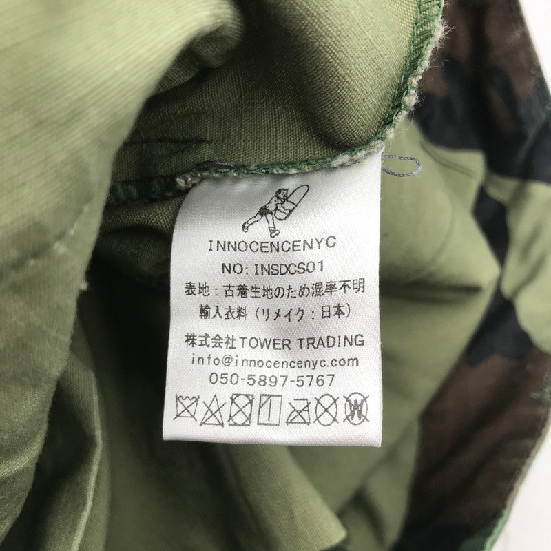 【中古美品】【メンズ】 INNOCENCE イノセンス SHORT PANTS ショートパンツ 短パン KHAKI.CAMO SIZE:XL タグ付 153-260613-io-35-fuzh 万代Net店