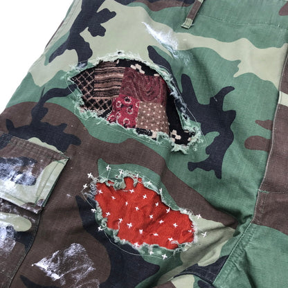 【中古美品】【メンズ】 INNOCENCE イノセンス SHORT PANTS ショートパンツ 短パン KHAKI.CAMO SIZE:XL タグ付 153-260613-io-35-fuzh 万代Net店