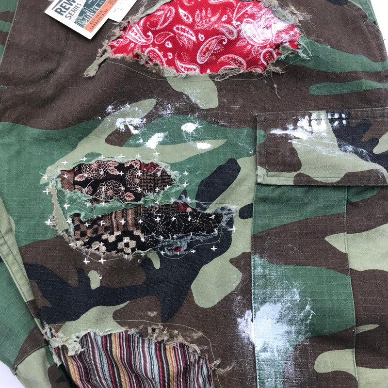 【中古美品】【メンズ】 INNOCENCE イノセンス SHORT PANTS ショートパンツ 短パン KHAKI.CAMO SIZE:XL タグ付 153-260613-io-35-fuzh 万代Net店