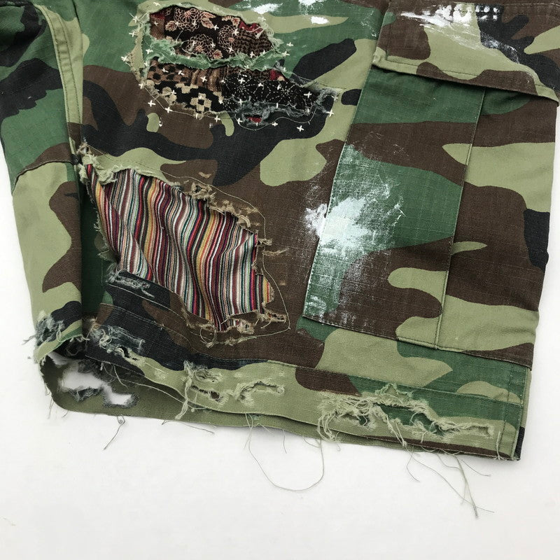 【中古美品】【メンズ】 INNOCENCE イノセンス SHORT PANTS ショートパンツ 短パン KHAKI.CAMO SIZE:XL タグ付 153-260613-io-35-fuzh 万代Net店