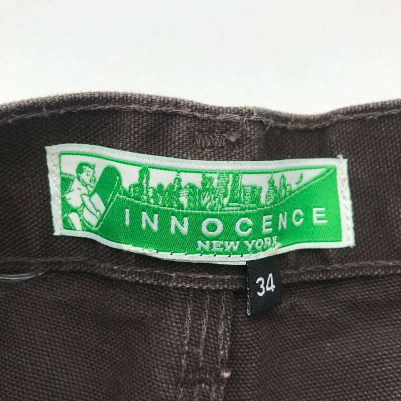 【中古品】【メンズ】 INNOCENCE イノセンス SHORT PANTS ショートパンツ 短パン BROWN.DENIM SIZE:34 ※品質タグ欠品 153-260613-io-36-fuzh 万代Net店
