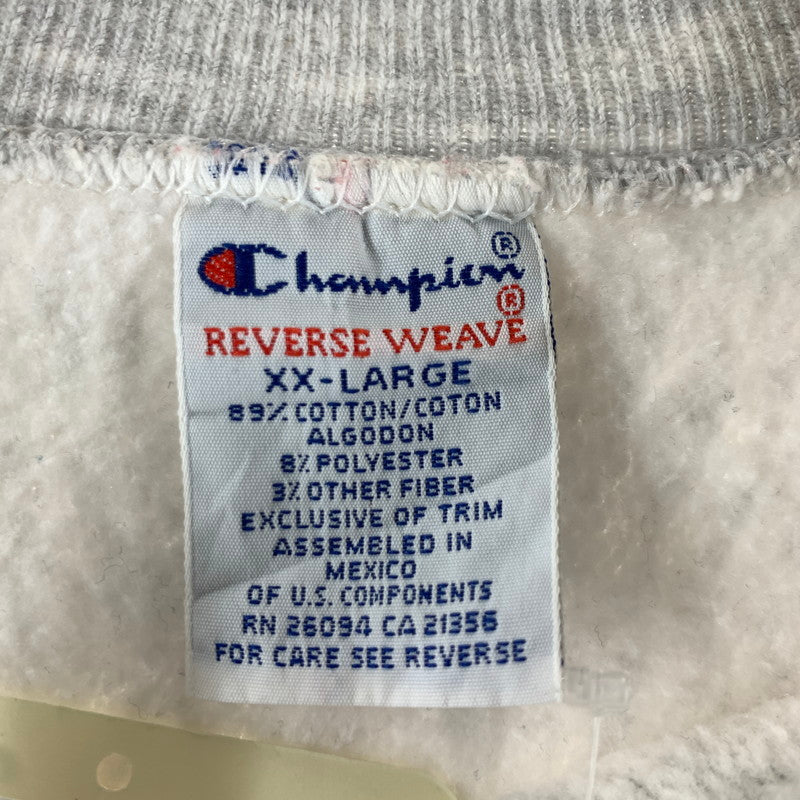 【中古品】【メンズ】 CHAMPION チャンピオン 90年代 REVERSE WEAVE SWEAT SHIRT GRAY.FOREST.MEXICO製 SIZE:XXL メンズ スウェット 汚れあり 145-260613-io-21-fuzh 万代Net店