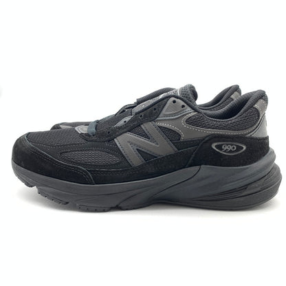 【中古美品】【メンズ】 NEW BALANCE 990V6 U990BB6 TRIPLE BLACK ニューバランス 990V6 トリプルブラック スニーカー シューズ 靴 162-260614-gm-10-fuz サイズ：27cm カラー：ブラック 万代Net店