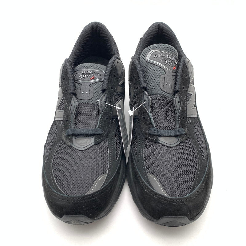 【中古美品】【メンズ】 NEW BALANCE 990V6 U990BB6 TRIPLE BLACK ニューバランス 990V6 トリプルブラック スニーカー シューズ 靴 162-260614-gm-10-fuz サイズ：27cm カラー：ブラック 万代Net店