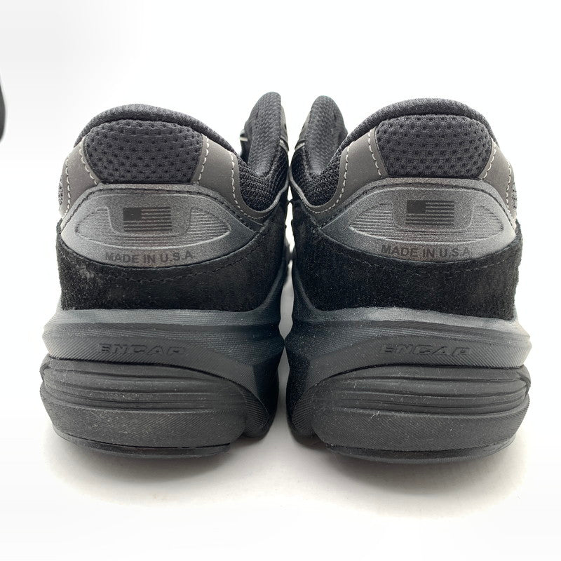 【中古美品】【メンズ】 NEW BALANCE 990V6 U990BB6 TRIPLE BLACK ニューバランス 990V6 トリプルブラック スニーカー シューズ 靴 162-260614-gm-10-fuz サイズ：27cm カラー：ブラック 万代Net店