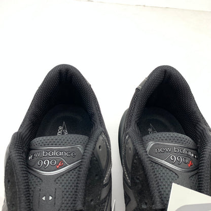 【中古美品】【メンズ】 NEW BALANCE 990V6 U990BB6 TRIPLE BLACK ニューバランス 990V6 トリプルブラック スニーカー シューズ 靴 162-260614-gm-10-fuz サイズ：27cm カラー：ブラック 万代Net店