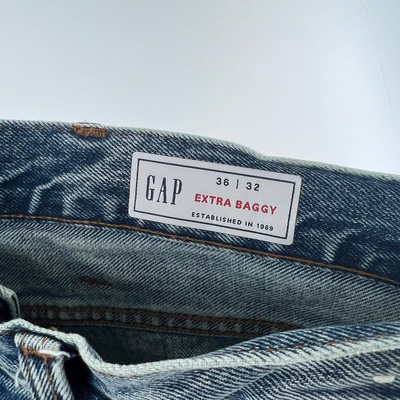 【中古品】【メンズ】 GAP ギャップ エクストラバギーデニムパンツ EXTRA BAGGY オーバーサイズ 158-260705-nm-12-fuzh サイズ：(36×32) 万代Net店