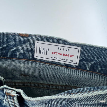 【中古品】【メンズ】 GAP ギャップ エクストラバギーデニムパンツ EXTRA BAGGY オーバーサイズ 158-260705-nm-12-fuzh サイズ：(36×32) 万代Net店