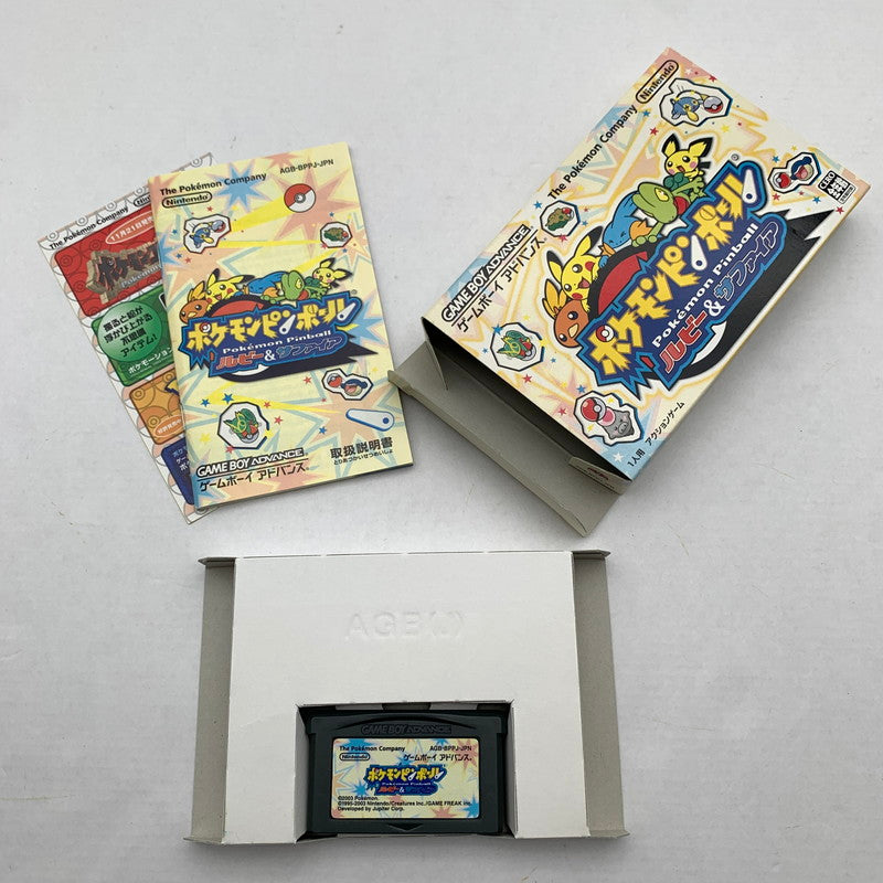 【中古美品】 GBA ポケモンピンボール ルビー＆サファイア 023-260615-MO-07-fuzh 万代Net店