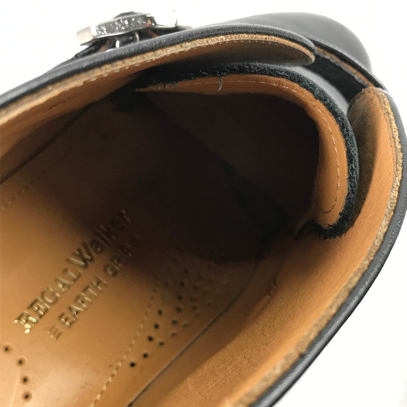 【中古品】【メンズ】 REGAL リーガル シングルモンクストラップ ブーツ 靴 165-260930-mh-12-fuzh サイズ：25cm カラー：ブラック 万代Net店
