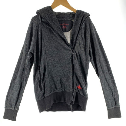 【中古品】【レディース】 VIVIENNE WESTWOOD RED LABEL ヴィヴィアン・ウエストウッド レッドレーベル ポイント刺繍 ダブルジップ パーカー 170-260615-vt-96-fuzh サイズ：3 カラー：グレー 万代Net店