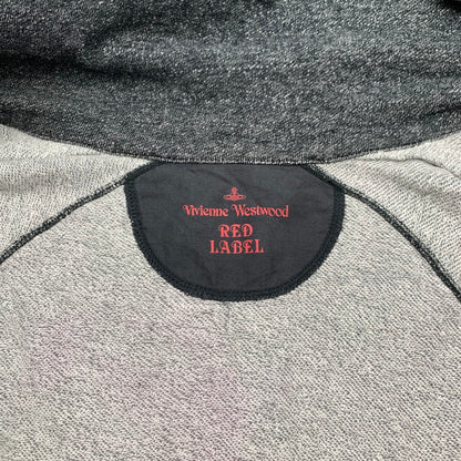 【中古品】【レディース】 VIVIENNE WESTWOOD RED LABEL ヴィヴィアン・ウエストウッド レッドレーベル ポイント刺繍 ダブルジップ パーカー 170-260615-vt-96-fuzh サイズ：3 カラー：グレー 万代Net店
