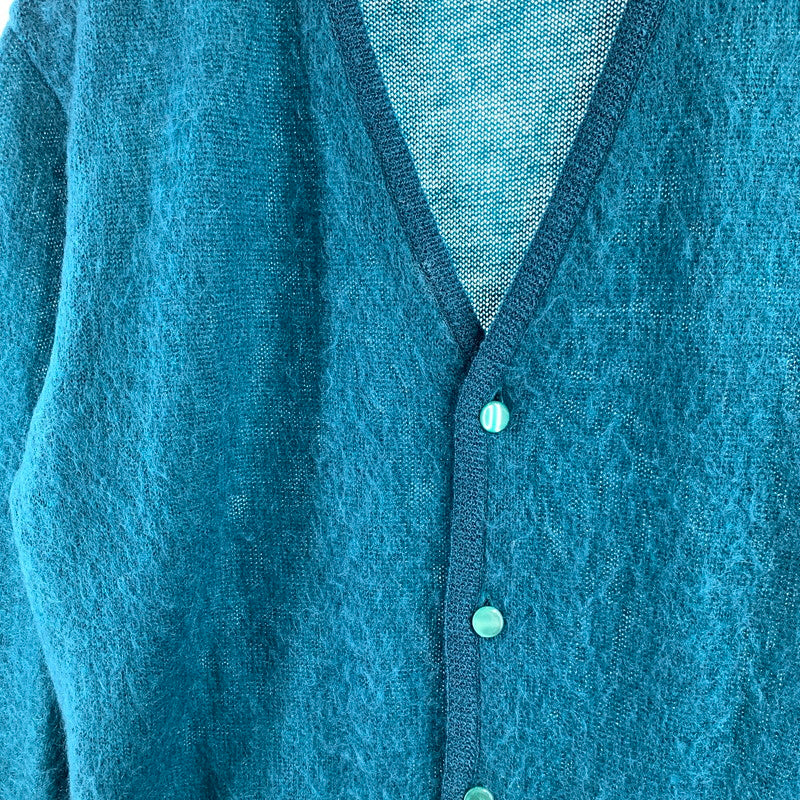 【中古品】【メンズ】 WACKO MARIA WOOL CARDIGAN ワコマリア ウールカーディガン トップス ニット ブランド 古着 140-260614-gm-04-fuz サイズ：M カラー：グリーン 万代Net店