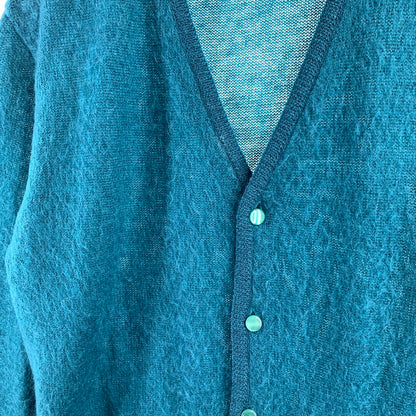 【中古品】【メンズ】 WACKO MARIA WOOL CARDIGAN ワコマリア ウールカーディガン トップス ニット ブランド 古着 140-260614-gm-04-fuz サイズ：M カラー：グリーン 万代Net店