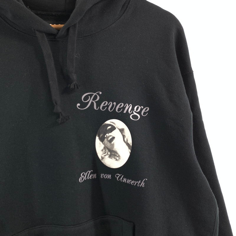 【中古品】【メンズ】 WACKO MARIA×ELLEN VON UNWERTH PULLOVER HOODIE 25SS ワコマリア×エレン・フォン・アンワース プルオーバーフーディ パーカー ブランド 古着 140-260614-gm-03-fuz サイズ：M カラー：ブラック 万代Net店