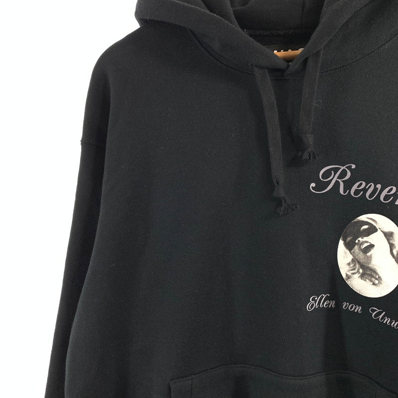 【中古品】【メンズ】 WACKO MARIA×ELLEN VON UNWERTH PULLOVER HOODIE 25SS ワコマリア×エレン・フォン・アンワース プルオーバーフーディ パーカー ブランド 古着 140-260614-gm-03-fuz サイズ：M カラー：ブラック 万代Net店