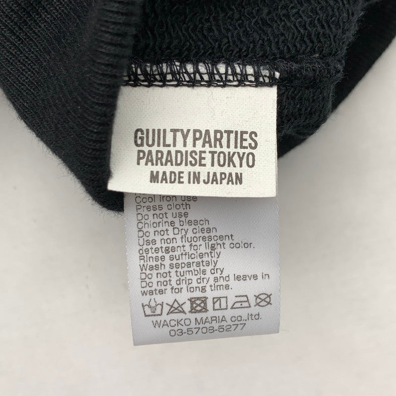 【中古品】【メンズ】 WACKO MARIA×ELLEN VON UNWERTH PULLOVER HOODIE 25SS ワコマリア×エレン・フォン・アンワース プルオーバーフーディ パーカー ブランド 古着 140-260614-gm-03-fuz サイズ：M カラー：ブラック 万代Net店