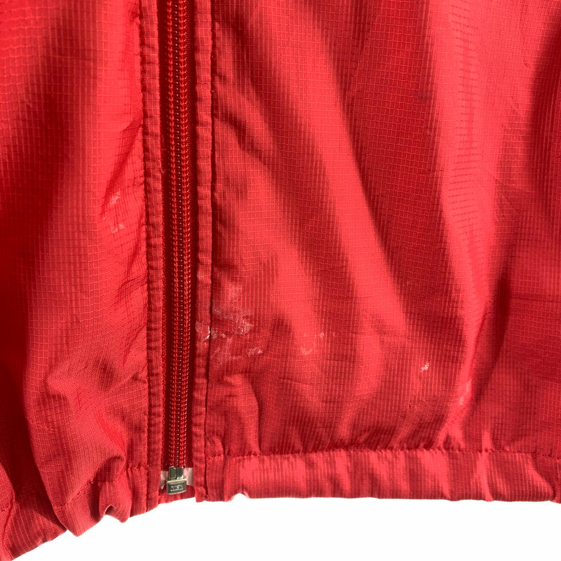 【中古品】【メンズ】 ADIDAS 万国旗タグ 90S NYLON JACKET ナイロンジャケット アウター 上着 RED SIZE:O 90年代 ※汚れ・ほつれ有 146-260920-io-11-fuzh カラー：レッド 万代Net店