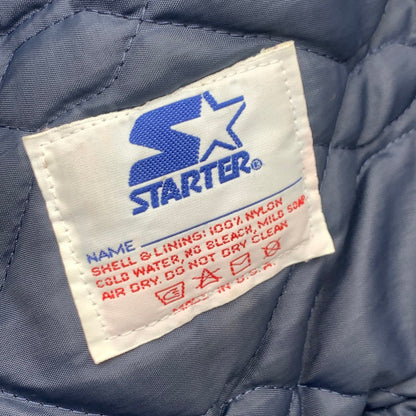 【中古品】【メンズ】 90s NFL スタジアムジャケット スタジャン アウター ブランド 古着 ブルゾン 145-260725-gm-16-fuzh サイズ：XL カラー：ネイビー 万代Net店