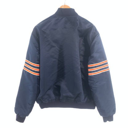 【中古品】【メンズ】 90s NFL スタジアムジャケット スタジャン アウター ブランド 古着 ブルゾン 145-260725-gm-16-fuzh サイズ：XL カラー：ネイビー 万代Net店
