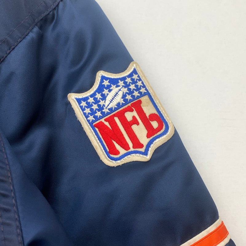 【中古品】【メンズ】 90s NFL スタジアムジャケット スタジャン アウター ブランド 古着 ブルゾン 145-260725-gm-16-fuzh サイズ：XL カラー：ネイビー 万代Net店