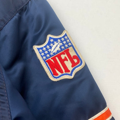 【中古品】【メンズ】 90s NFL スタジアムジャケット スタジャン アウター ブランド 古着 ブルゾン 145-260725-gm-16-fuzh サイズ：XL カラー：ネイビー 万代Net店