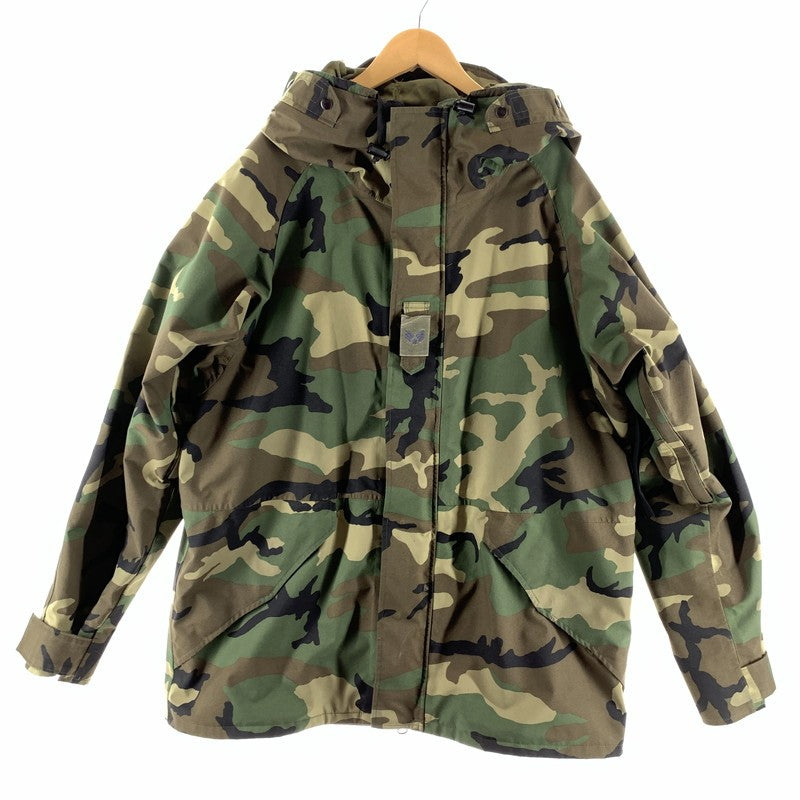 【中古品】【メンズ】 US ARMY 90s ECWCS GORE-TEX PARKA JACKET エクワックス ゴアテックス パーカージャケット ※ファー欠品 145-260615-vt-97-fuzh サイズ：L カラー：カーキカモ 万代Net店