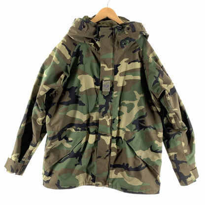 【中古品】【メンズ】 US ARMY 90s ECWCS GORE-TEX PARKA JACKET エクワックス ゴアテックス パーカージャケット ※ファー欠品 145-260615-vt-97-fuzh サイズ：L カラー：カーキカモ 万代Net店