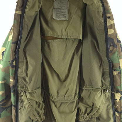 【中古品】【メンズ】 US ARMY 90s ECWCS GORE-TEX PARKA JACKET エクワックス ゴアテックス パーカージャケット ※ファー欠品 145-260615-vt-97-fuzh サイズ：L カラー：カーキカモ 万代Net店