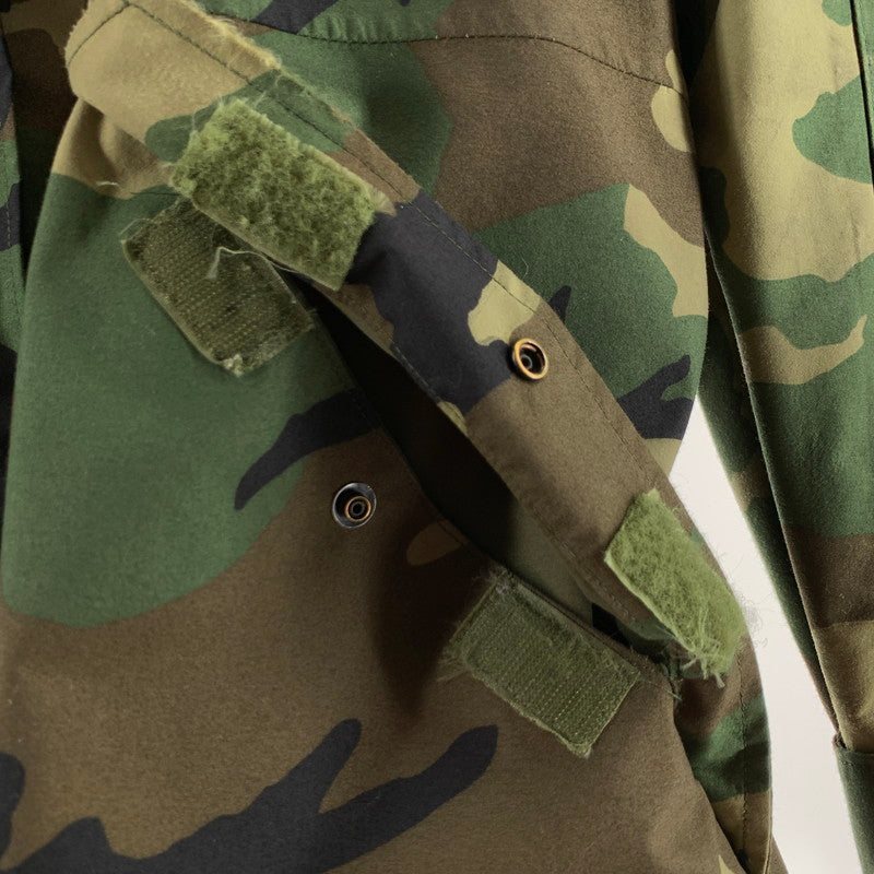【中古品】【メンズ】 US ARMY 90s ECWCS GORE-TEX PARKA JACKET エクワックス ゴアテックス パーカージャケット ※ファー欠品 145-260615-vt-97-fuzh サイズ：L カラー：カーキカモ 万代Net店