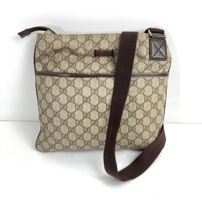 【中古品】【レディース】 GUCCI グッチ 141626 GG柄クロスボディショルダーバッグ カラー BROWN カバン 180-260615-ky-04-fuzh 万代Net店
