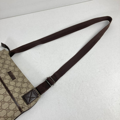 【中古品】【レディース】 GUCCI グッチ 141626 GG柄クロスボディショルダーバッグ カラー BROWN カバン 180-260615-ky-04-fuzh 万代Net店