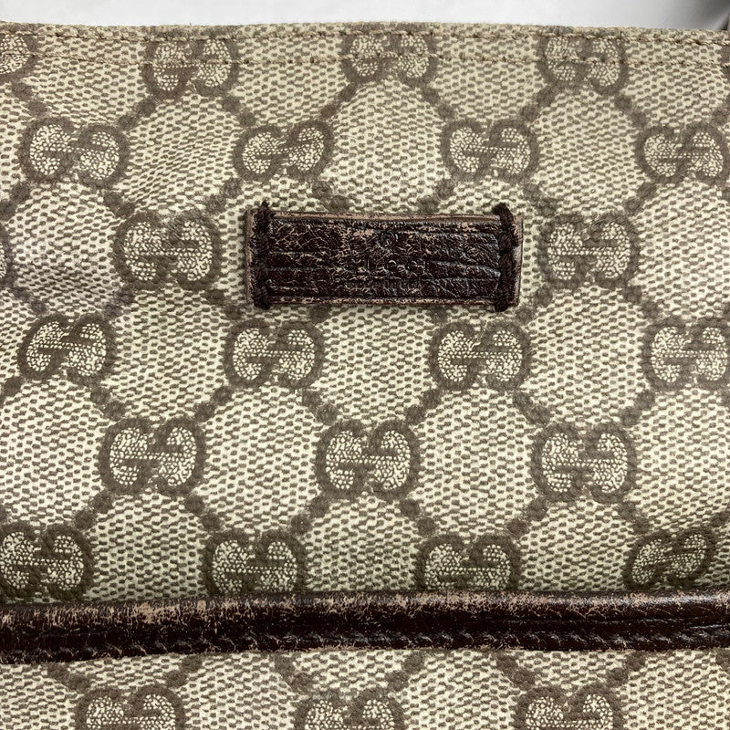 【中古品】【レディース】 GUCCI グッチ 141626 GG柄クロスボディショルダーバッグ カラー BROWN カバン 180-260615-ky-04-fuzh 万代Net店
