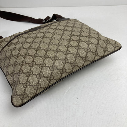【中古品】【レディース】 GUCCI グッチ 141626 GG柄クロスボディショルダーバッグ カラー BROWN カバン 180-260615-ky-04-fuzh 万代Net店