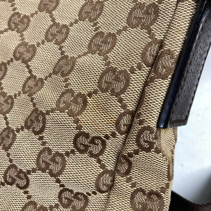 【中古品】【レディース】 GUCCI グッチ 114273 キャンバスショルダーバッグ カラー BROWN　カバン 180-260615-ky-06-fuzh 万代Net店