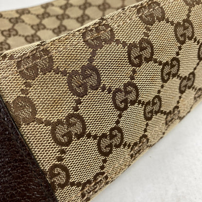【中古品】【レディース】 GUCCI グッチ 114273 キャンバスショルダーバッグ カラー BROWN　カバン 180-260615-ky-06-fuzh 万代Net店