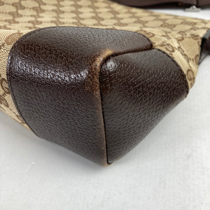 【中古品】【レディース】 GUCCI グッチ 114273 キャンバスショルダーバッグ カラー BROWN　カバン 180-260615-ky-06-fuzh 万代Net店
