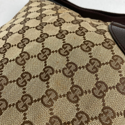 【中古品】【レディース】 GUCCI グッチ 114273 キャンバスショルダーバッグ カラー BROWN　カバン 180-260615-ky-06-fuzh 万代Net店