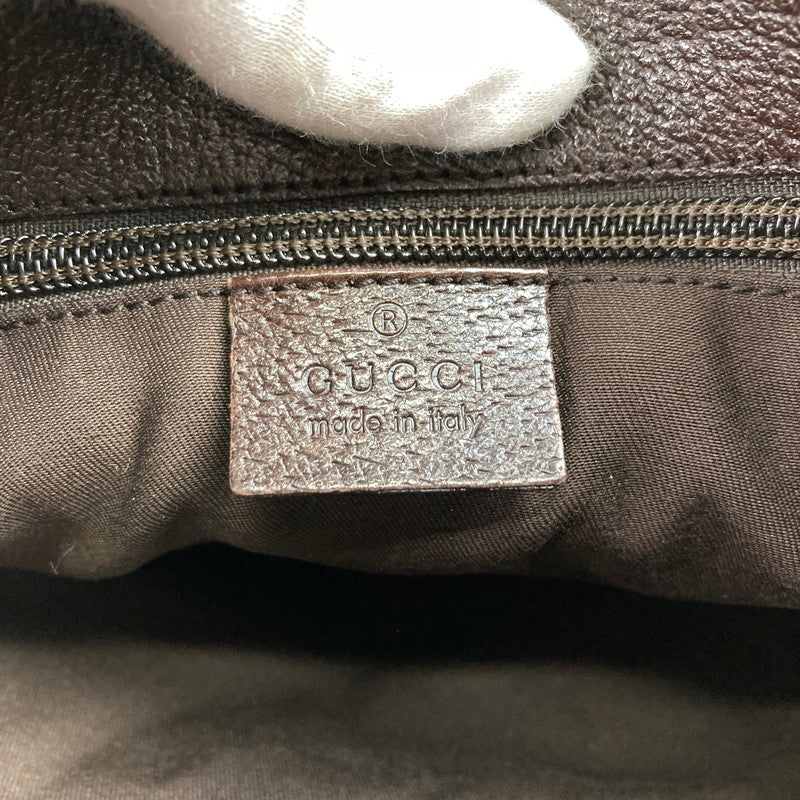【中古品】【レディース】 GUCCI グッチ 114273 キャンバスショルダーバッグ カラー BROWN　カバン 180-260615-ky-06-fuzh 万代Net店