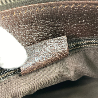 【中古品】【レディース】 GUCCI グッチ 114273 キャンバスショルダーバッグ カラー BROWN　カバン 180-260615-ky-06-fuzh 万代Net店