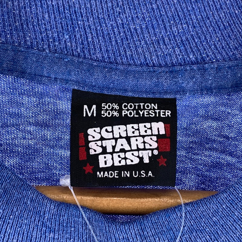 【中古品】【メンズ】 SUPER SCREEN STARS 90年代 半袖Tシャツ 90s カットソー 古着 145-260927-gm-33-fuzh サイズ：M カラー：ブルー 万代Net店
