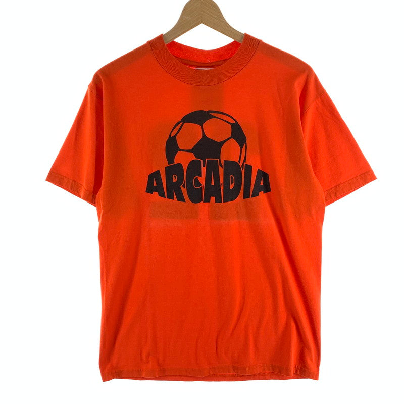 【中古品】【メンズ】 JERZEES 90年代 半袖Tシャツ 90s 古着 145-260927-gm-16-fuzh サイズ：M カラー：オレンジ 万代Net店