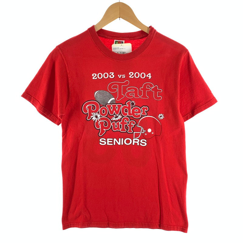 【中古品】【メンズ】 FRUIT OF THE LOOM 半袖Tシャツ 古着 145-260927-gm-06-fuzh サイズ：S カラー：レッド 万代Net店