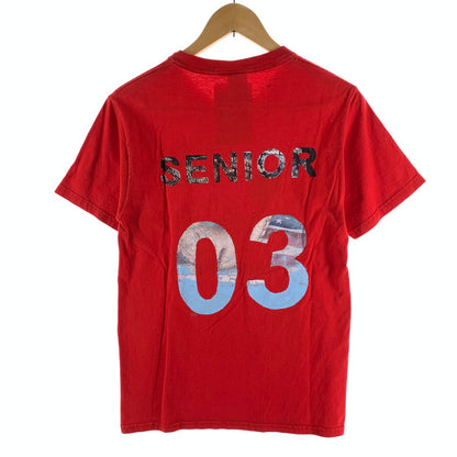 【中古品】【メンズ】 FRUIT OF THE LOOM 半袖Tシャツ 古着 145-260927-gm-06-fuzh サイズ：S カラー：レッド 万代Net店