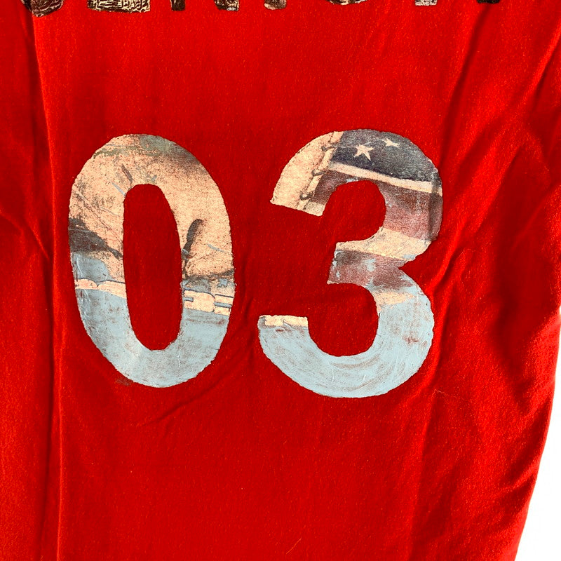 【中古品】【メンズ】 FRUIT OF THE LOOM 半袖Tシャツ 古着 145-260927-gm-06-fuzh サイズ：S カラー：レッド 万代Net店